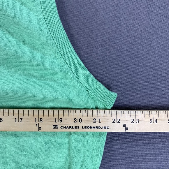 Peter Millar Masters Sweater Vest Mens MD Green Quarter Zip Golf Silk Blend - Picture 9 of 10